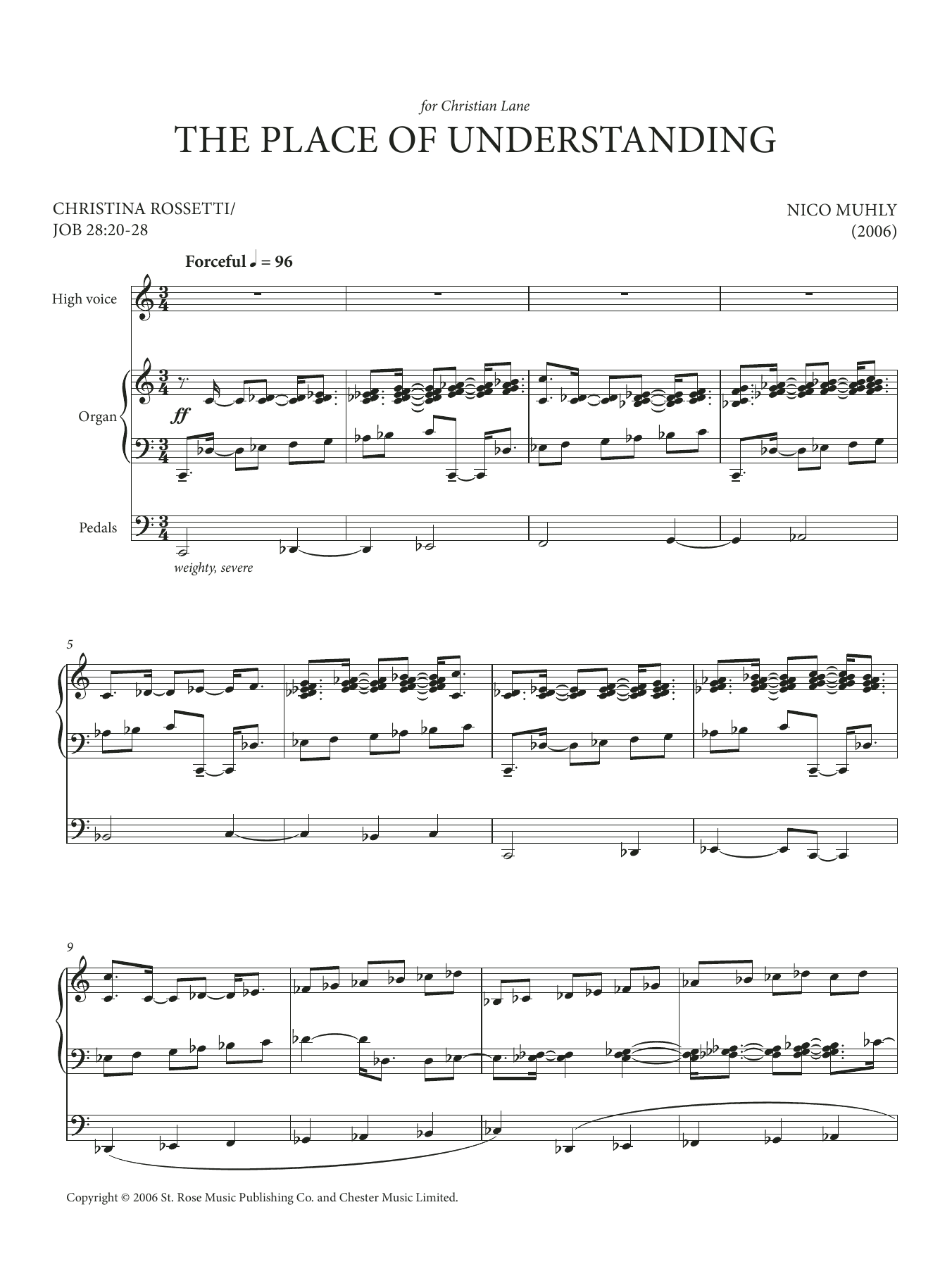 Learn to play Nico Muhly The Place Of Understanding (for High Voice and Organ) sheet music for Piano & Vocal in minutes. Price: 11.9700$ Nico Muhly The Place Of Understanding (for High Voice and Organ) sheet music notes and chords arranged for Piano & Vocal