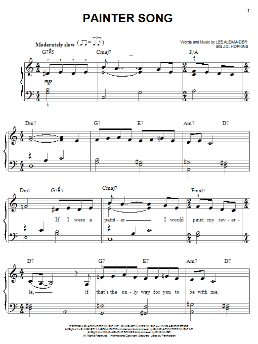 Norah Jones Painter Song sheet music notes and chords. Download Printable PDF.