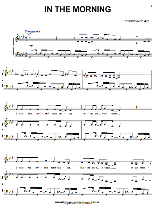 Norah Jones In The Morning sheet music notes and chords. Download Printable PDF.