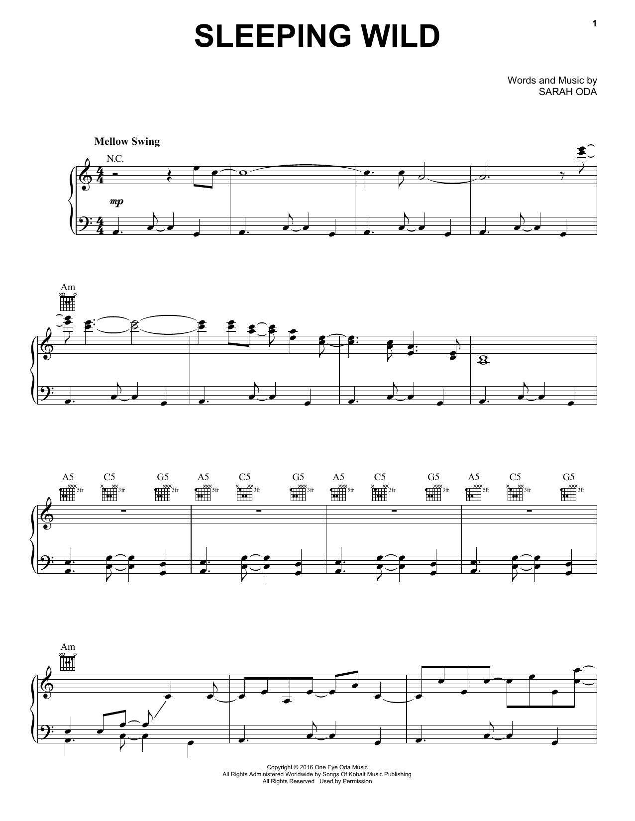 Norah Jones Sleeping Wild sheet music notes and chords. Download Printable PDF.