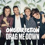 Download or print One Direction Drag Me Down Sheet Music Printable PDF 7-page score for Pop / arranged Piano, Vocal & Guitar + Backing Track SKU: 170420.