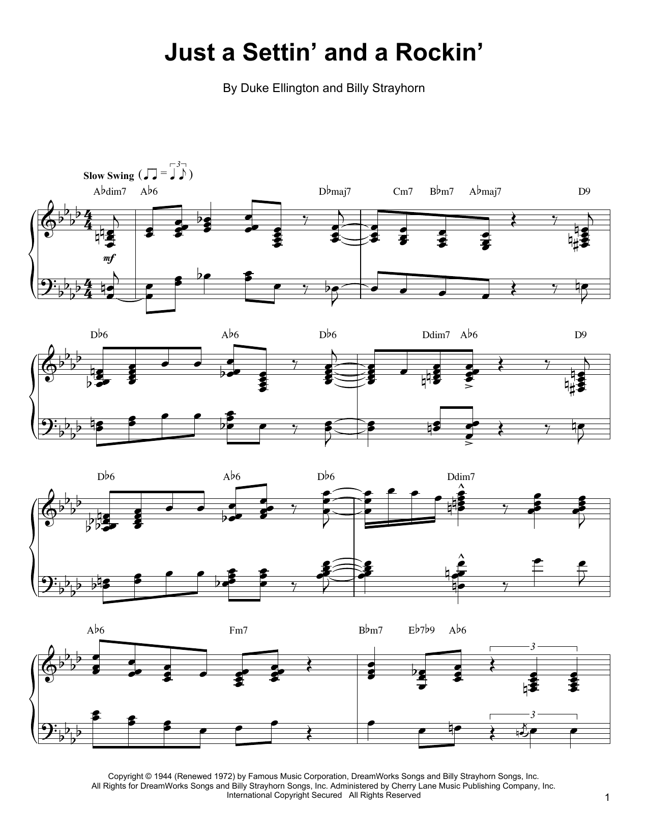 Learn to play Oscar Peterson Just A Settin' And A Rockin' sheet music for Piano Transcription in minutes. Price: 7.8900$ Oscar Peterson Just A Settin' And A Rockin' sheet music notes and chords arranged for Piano Transcription