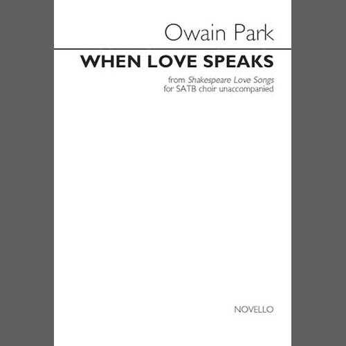 When Love Speaks cover image