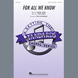 Download or print Paris Rutherford For All We Know Sheet Music Printable PDF 9-page score for Concert / arranged SATB Choir SKU: 186686