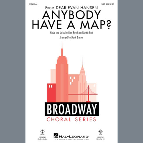 Pasek & Paul Anybody Have A Map? (from Dear Evan Hansen) (arr. Mark Brymer) Profile Image