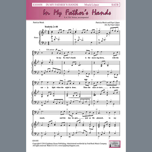 Patricia Mock & Faye Lopez In My Father's Hands (arr. Faye Lopez) Profile Image