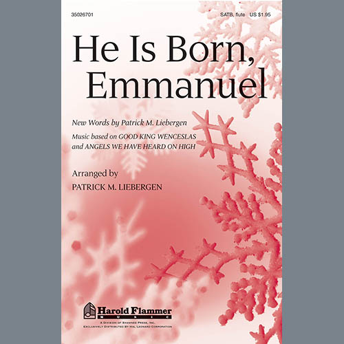 Patrick Liebergen He Is Born, Emmanuel Profile Image