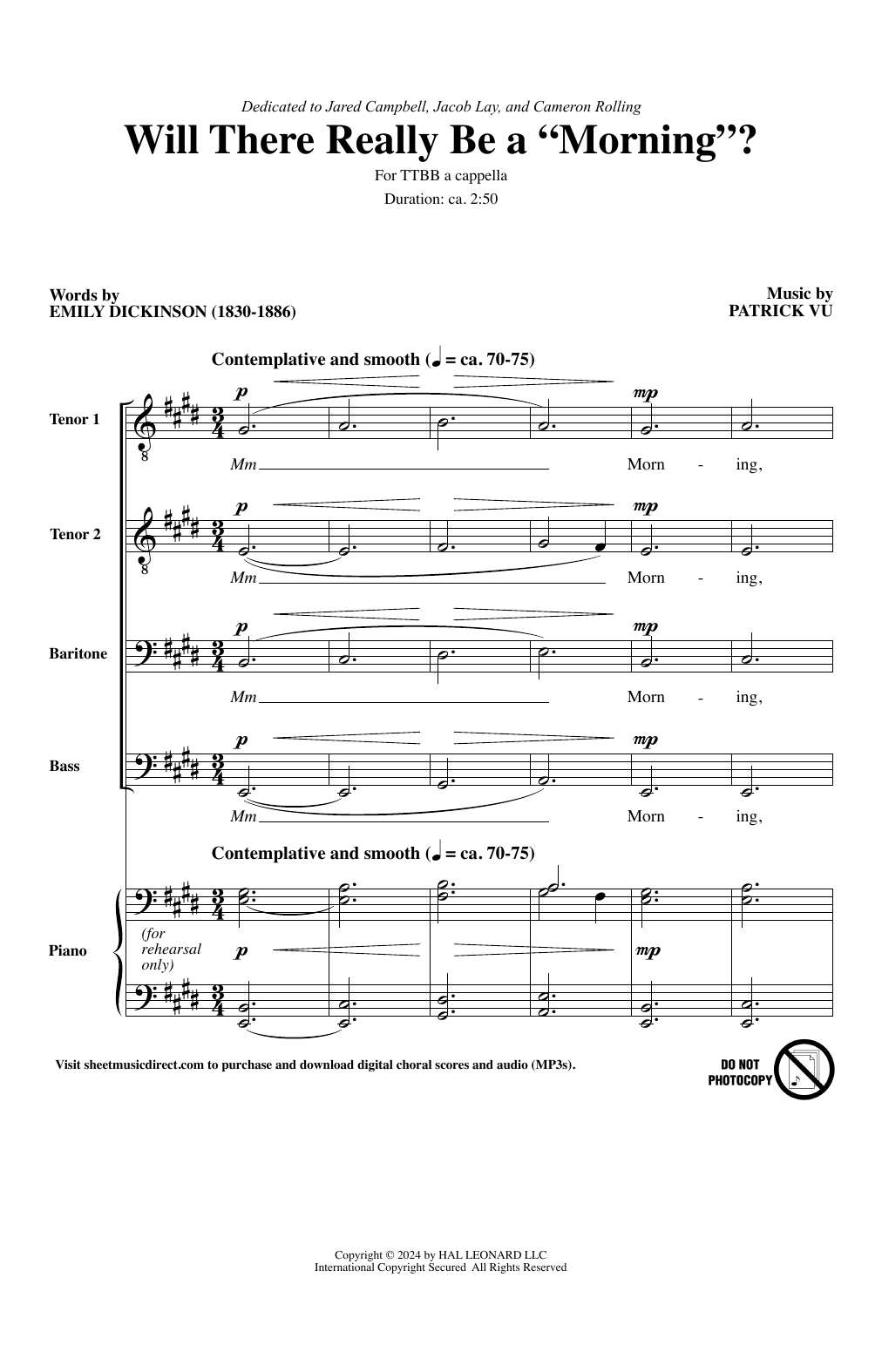 Learn to play Patrick Vu Will There Really Be A Patrick Vu Will There Really Be A