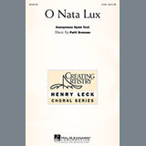 Download or print Patti Drennan O Nata Lux Sheet Music Printable PDF 6-page score for Concert / arranged 2-Part Choir SKU: 86712