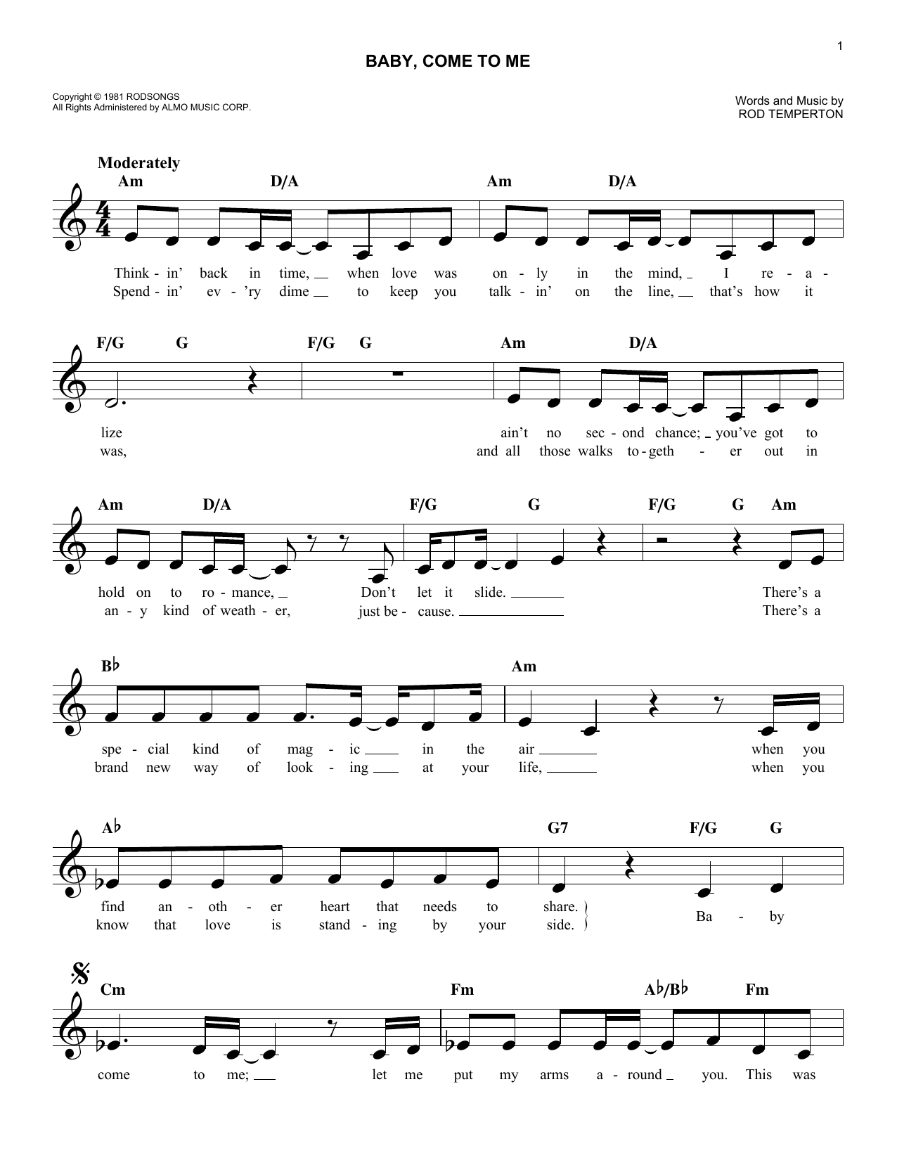 Learn to play Patti Austin with James Ingram Baby, Come To Me sheet music for Easy Piano in minutes. Patti Austin with James Ingram Baby, Come To Me sheet music notes and chords