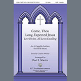 Download or print Paul I. Martin Come, Thou Long-Expected Jesus Sheet Music Printable PDF 7-page score for Christmas / arranged SATB Choir SKU: 1545828