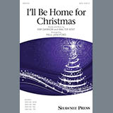 Download or print Paul Langford I'll Be Home For Christmas Sheet Music Printable PDF 7-page score for Christmas / arranged TTBB Choir SKU: 195599