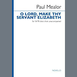 Download or print Paul Mealor O Lord, Make Thy Servant Elizabeth Sheet Music Printable PDF 5-page score for Classical / arranged SATB Choir SKU: 1381983