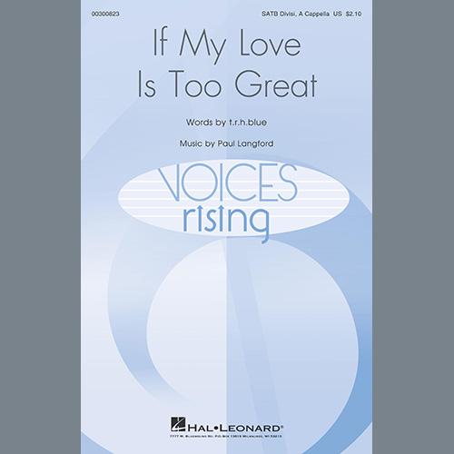Paul Langford Download Printable PDF Score Easily Download Paul Langford Printable PDF piano music notes, guitar tabs for SATB Choir. Transpose or transcribe this score in no time - Learn how to play song progression.