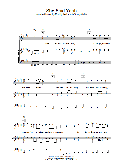 She Drives Me Crazy sheet music (real book with lyrics) (PDF)