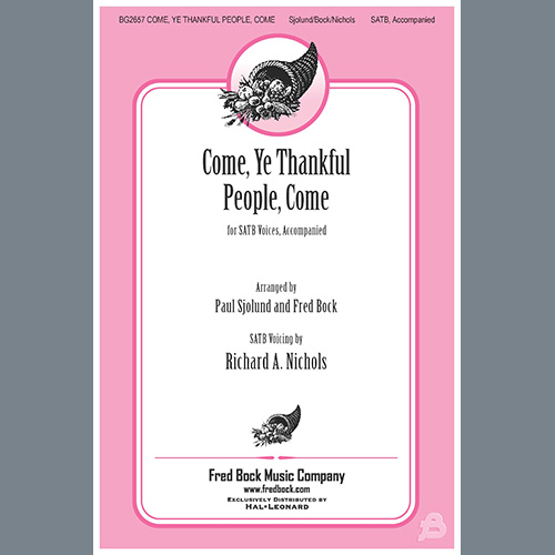 Paul Sjolund, Fred Bock & Richard A. Nichols Download Printable PDF Score Easily Download Paul Sjolund, Fred Bock & Richard A. Nichols Printable PDF piano music notes, guitar tabs for SATB Choir. Transpose or transcribe this score in no time - Learn how to play song progression.