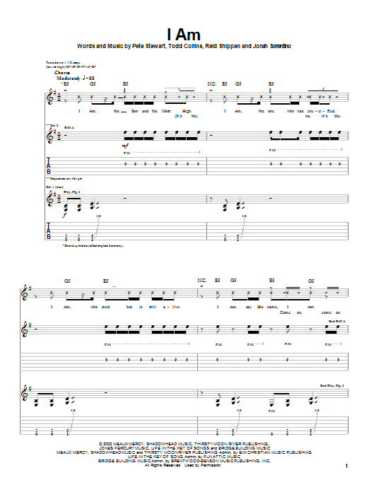 Peace Of Mind I Am sheet music notes and chords. Download Printable PDF.