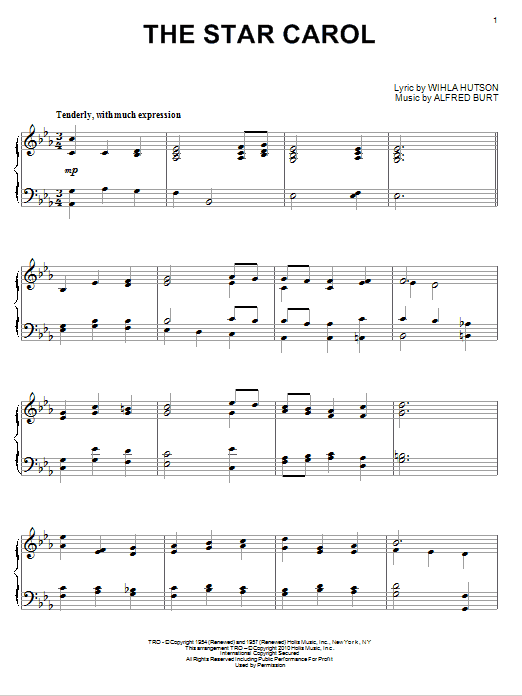Learn to play Peggy Lee The Star Carol sheet music for Piano Solo in minutes. Peggy Lee The Star Carol sheet music notes and chords. Download Printable PDF.