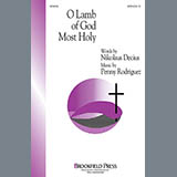 Download or print Penny Rodriguez O Lamb Of God Most Holy Sheet Music Printable PDF 6-page score for Sacred / arranged SATB Choir SKU: 97772