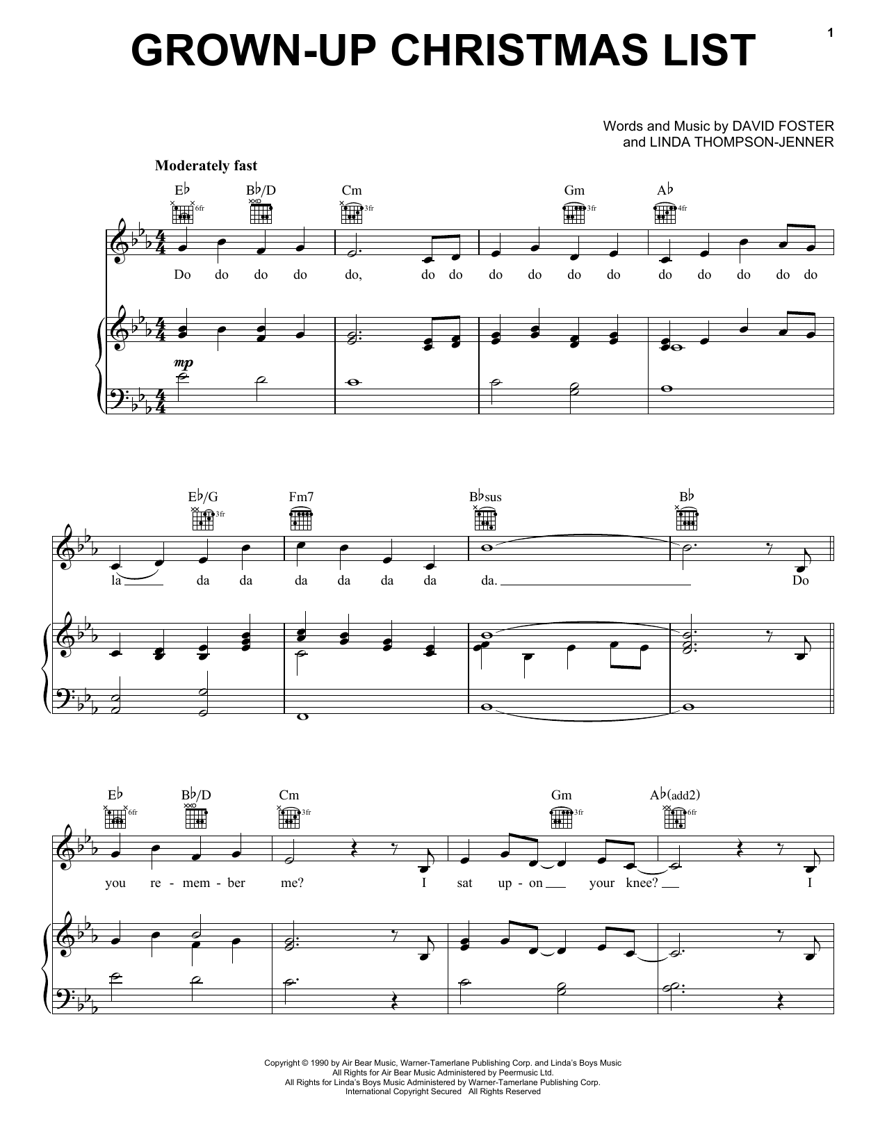 Pentatonix Grown-Up Christmas List sheet music notes and chords. Download Printable PDF.