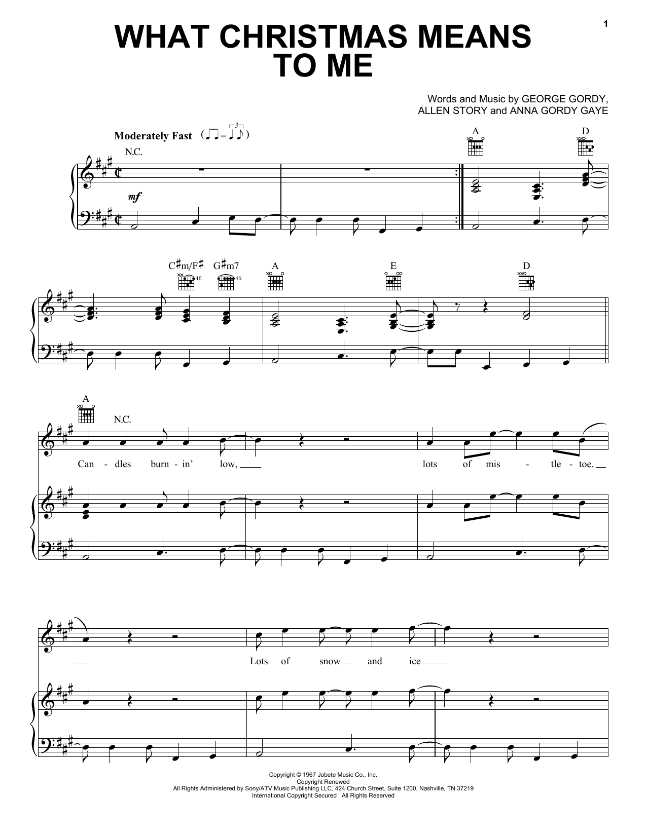Pentatonix What Christmas Means To Me sheet music notes and chords. Download Printable PDF.
