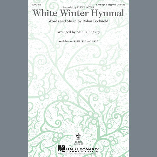 Pentatonix White Winter Hymnal (arr. Alan Billingsley) Profile Image
