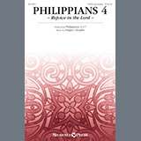 Download or print Pepper Choplin Philippians 4 (Rejoice In The Lord) Sheet Music Printable PDF 7-page score for Sacred / arranged SATB Choir SKU: 1243391