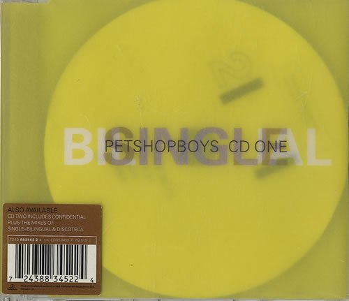 Pet Shop Boys Single-Bilingual Profile Image