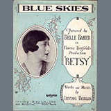 Download or print Pete Seeger Blue Skies Sheet Music Printable PDF 6-page score for Jazz / arranged Banjo Tab SKU: 178641