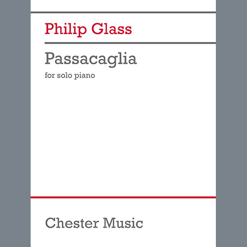 Philip Glass Distant Figure (Passacaglia for Solo Piano) Profile Image