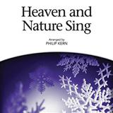 Download or print Philip Kern Heaven And Nature Sing Sheet Music Printable PDF 10-page score for Winter / arranged SATB Choir SKU: 154508