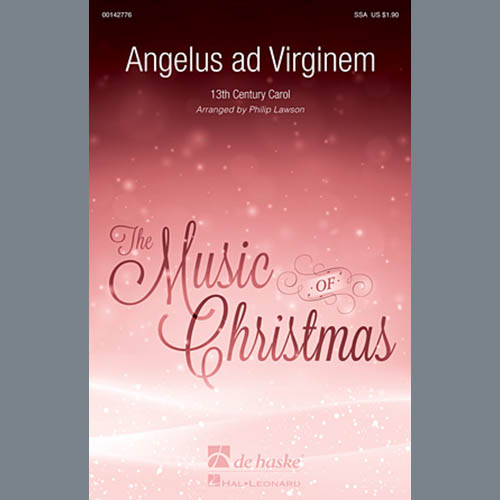 Angelus Ad Virginem (arr. Philip Lawson) cover image