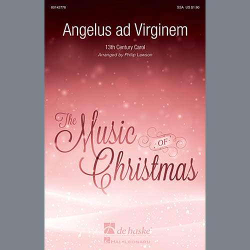 Christmas Carol Angelus Ad Virginem (arr. Philip Lawson) Profile Image