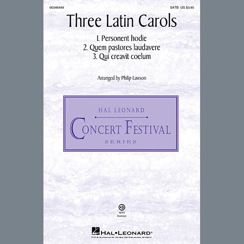 Philip Lawson Three Latin Carols (Collection) Profile Image