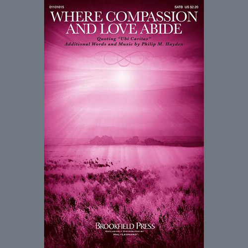 Philip M. Hayden Where Compassion And Love Abide (Ubi Caritas) Profile Image