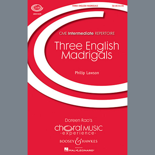 Three English Madrigals cover image