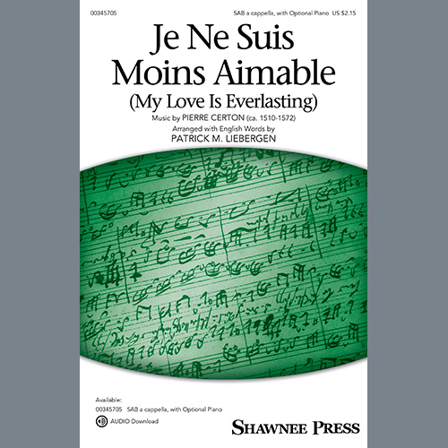 Pierre Certon Download Printable PDF Score Easily Download Pierre Certon Printable PDF piano music notes, guitar tabs for SAB Choir. Transpose or transcribe this score in no time - Learn how to play song progression.