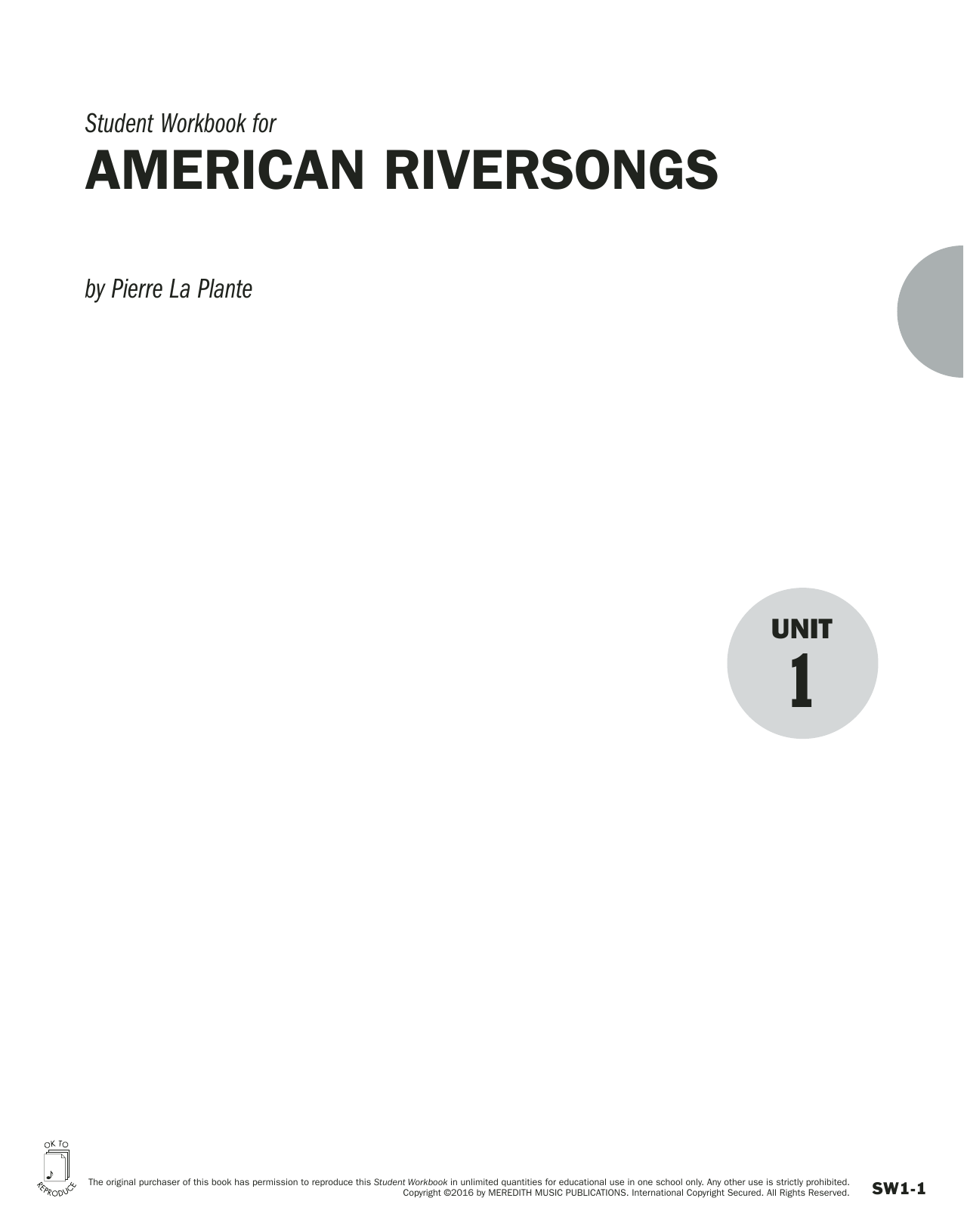 Learn to play Pierre La Plante Guides to Band Masterworks, Vol. 6 - Student Workbook - American Riversongs sheet music for Instrumental Method in minutes. Price: 21.9700$ Pierre La Plante Guides to Band Masterworks, Vol. 6 - Student Workbook - American Riversongs sheet music notes and chords arranged for Instrumental Method