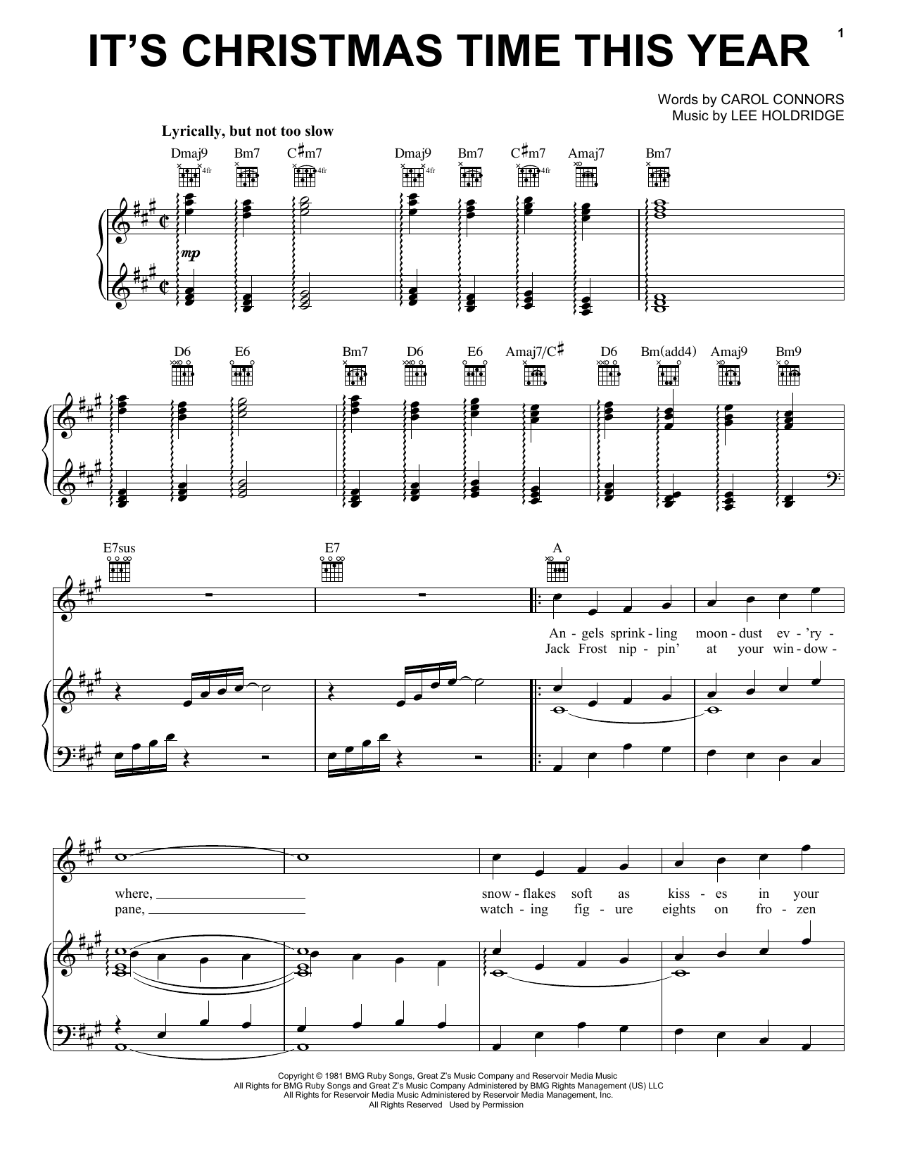 Learn to play Placido Domingo, Jr. It's Christmas Time This Year sheet music for Piano, Vocal & Guitar Chords (Right-Hand Melody) in minutes. Price: 6.9900$ Placido Domingo, Jr. It's Christmas Time This Year sheet music notes and chords arranged for Piano, Vocal & Guitar Chords (Right-Hand Melody)