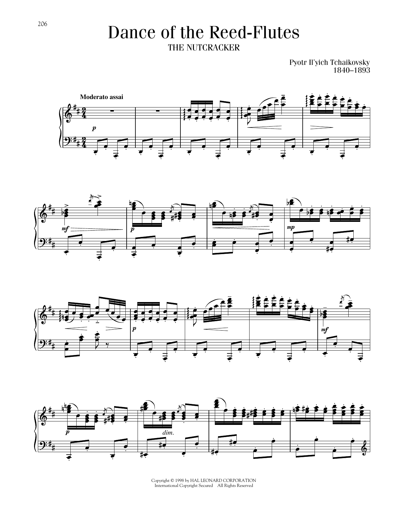 Learn to play Pyotr Il'yich Tchaikovsky Dance Of The Reed Flutes, Op. 71a sheet music for Trumpet Solo in minutes. Pyotr Il'yich Tchaikovsky Dance Of The Reed Flutes, Op. 71a sheet music notes and chords. Download Printable PDF.