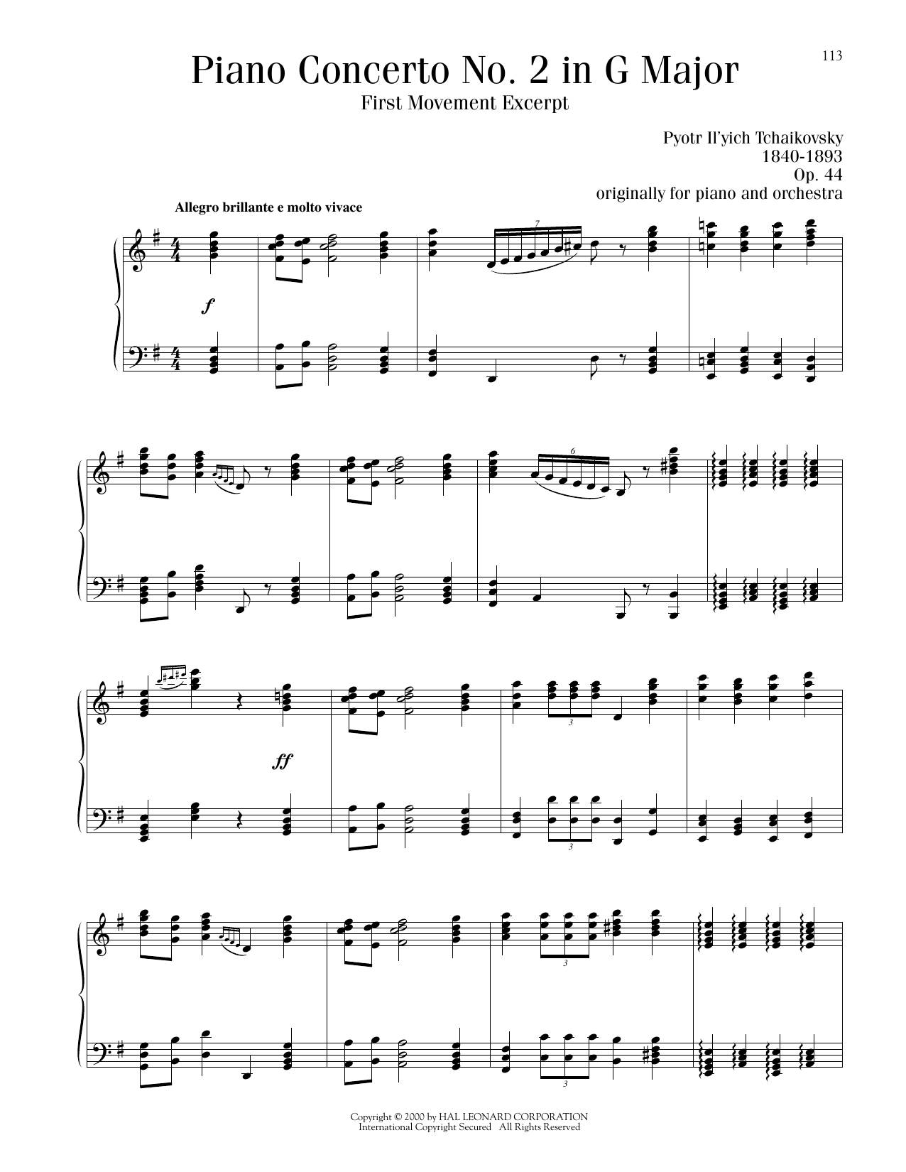 Pyotr Il'yich Tchaikovsky 