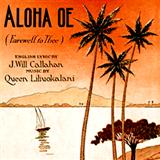 Download or print Queen Liliuokalani Aloha Oe Sheet Music Printable PDF 1-page score for Folk / arranged Ukulele Chords/Lyrics SKU: 95114