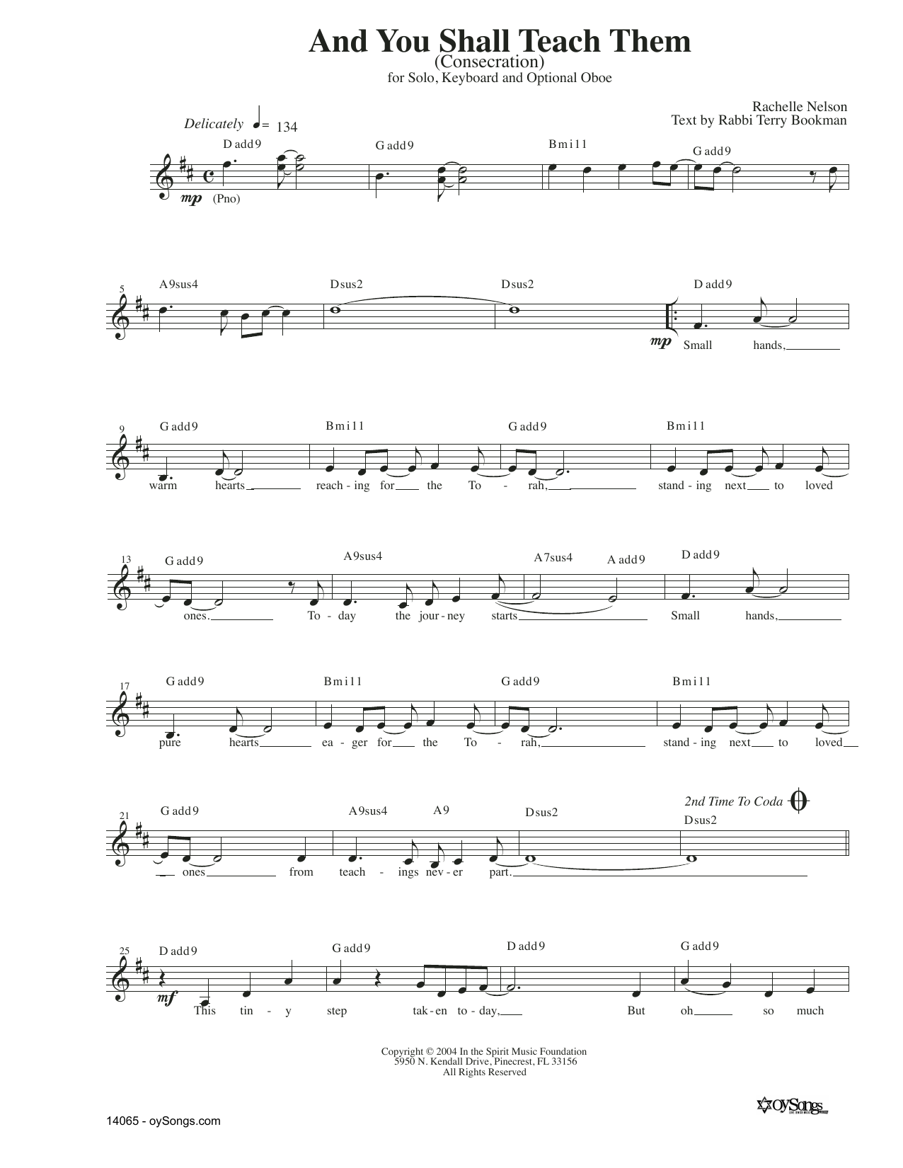 Learn to play Rachelle Nelson And You Shall Teach Them sheet music for Lead Sheet / Fake Book in minutes. Price: 5.9900$ Rachelle Nelson And You Shall Teach Them sheet music notes and chords arranged for Lead Sheet / Fake Book
