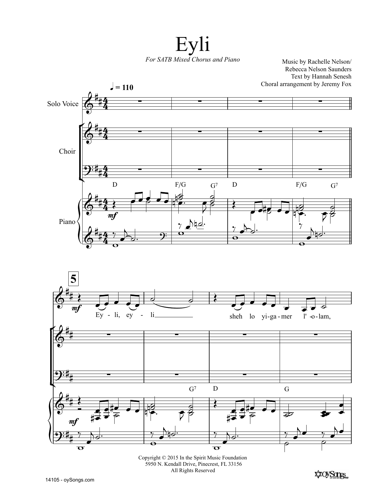 Rachelle Nelson Eyli sheet music notes and chords. Download Printable PDF.