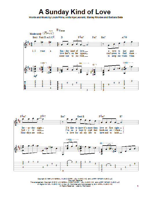 Learn to play Reba McEntire A Sunday Kind Of Love sheet music for Pro Vocal in minutes. Price: 6.9900$ Reba McEntire A Sunday Kind Of Love sheet music notes and chords arranged for Pro Vocal