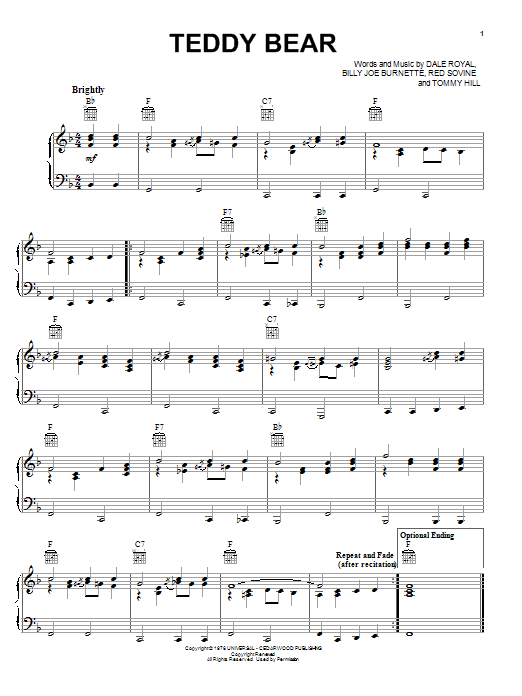 teddy bear music