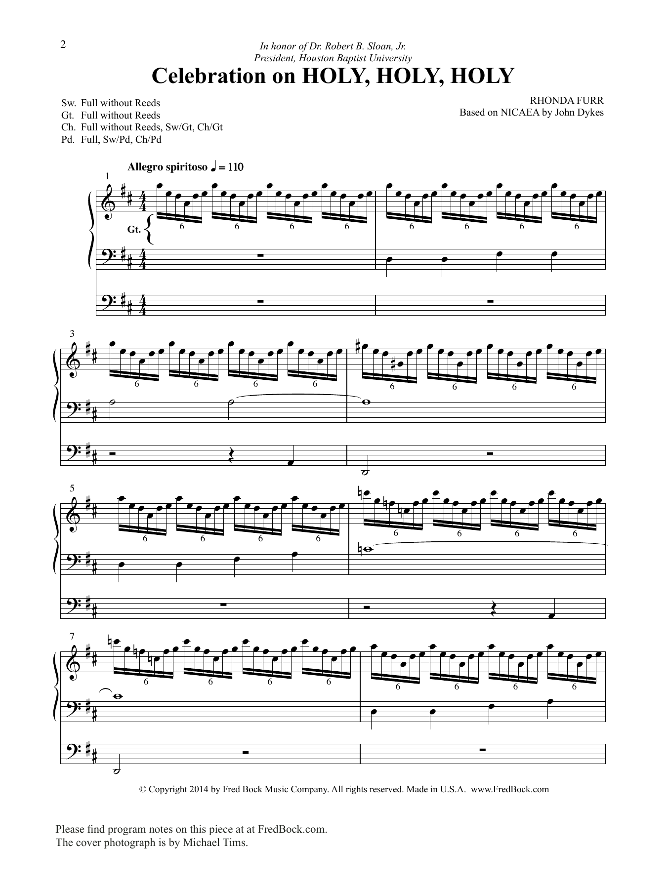 Rhonda Furr Celebration On Holy, Holy, Holy sheet music notes and chords. Download Printable PDF.