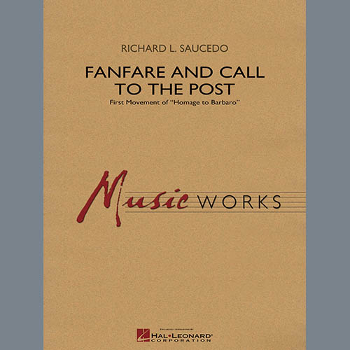 Richard L. Saucedo Fanfare and Call to the Post - Conductor Score (Full Score) Profile Image