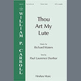 Download or print Richard Waters Thou Art My Lute Sheet Music Printable PDF 7-page score for Concert / arranged SATB Choir SKU: 1541166