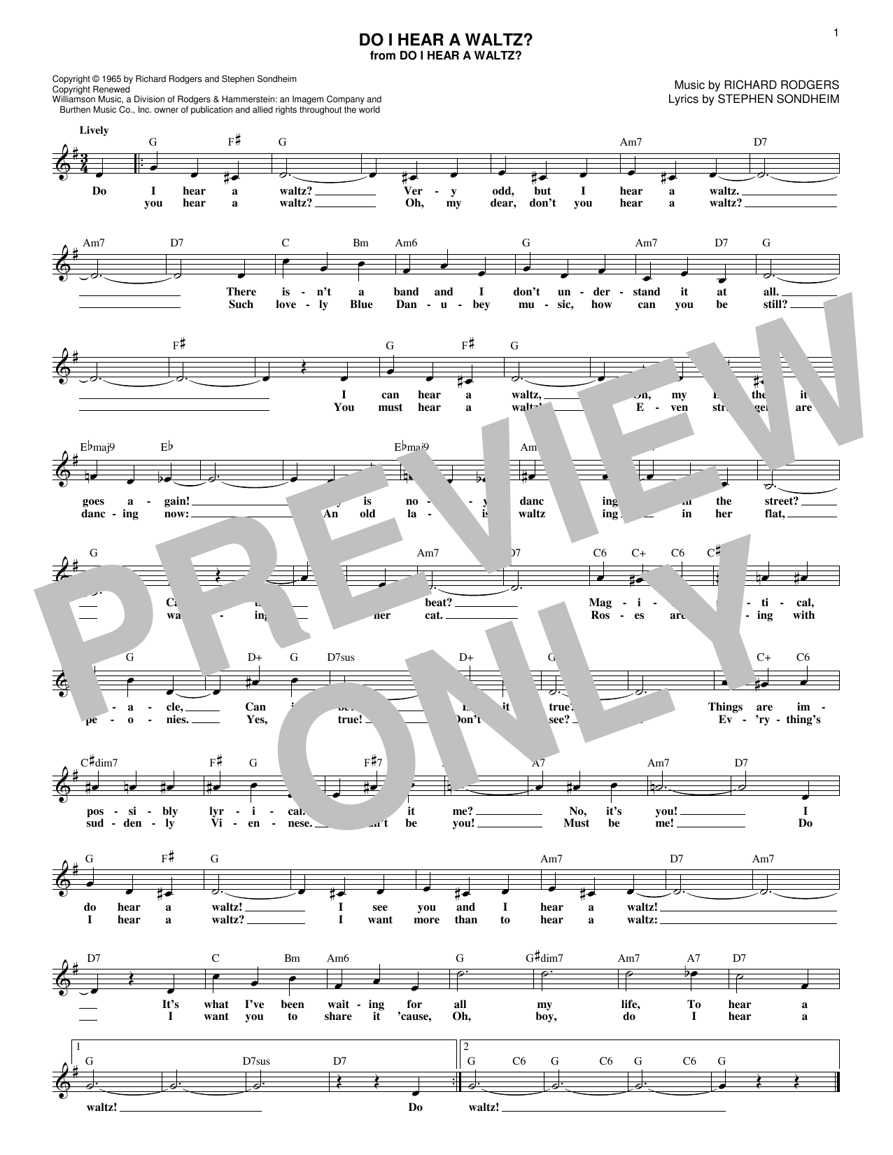 Learn to play Richard Rodgers Do I Hear A Waltz? sheet music for Lead Sheet / Fake Book in minutes. Price: 5.9900$ Richard Rodgers Do I Hear A Waltz? sheet music notes and chords arranged for Lead Sheet / Fake Book